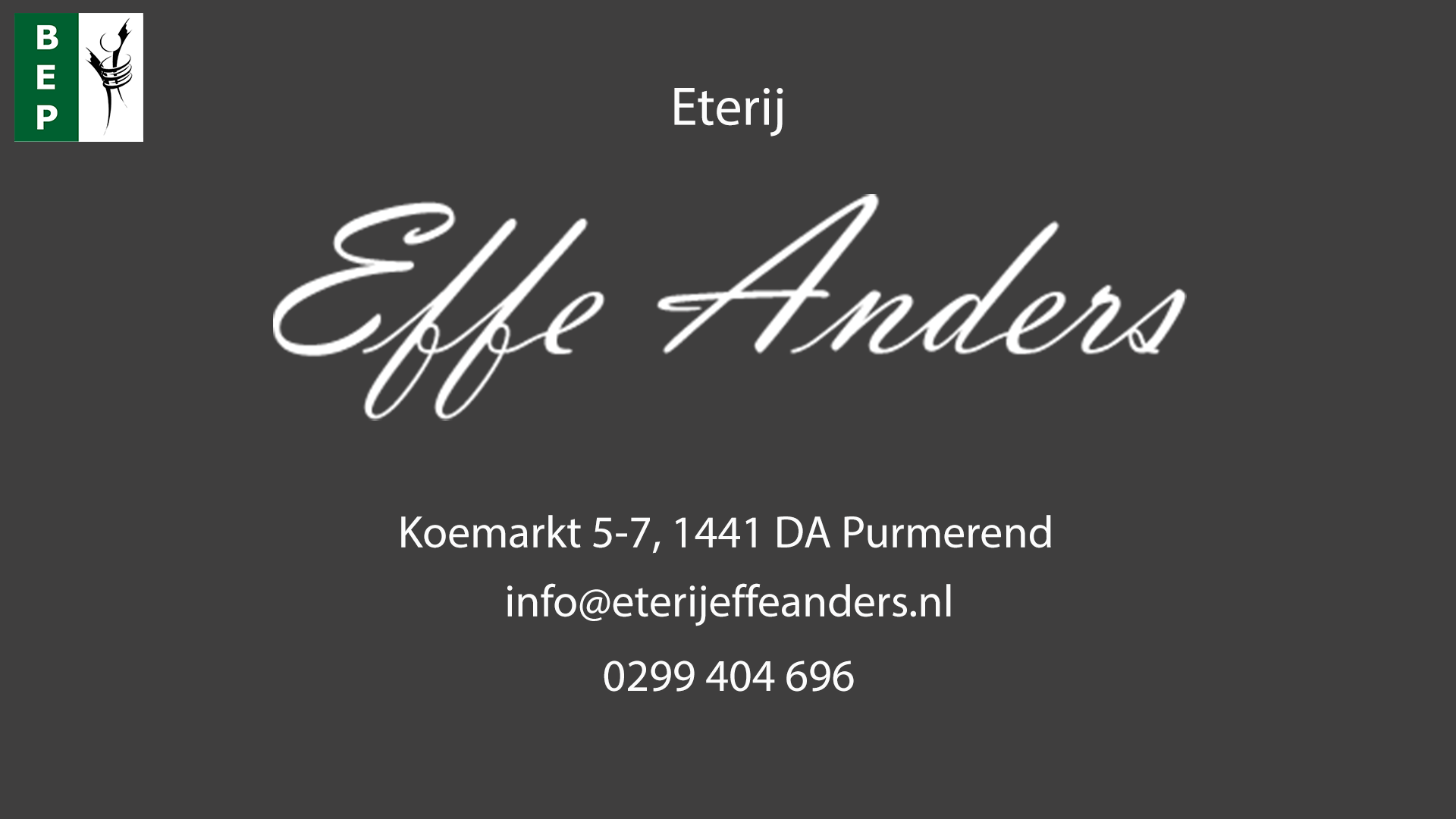 Effe anders